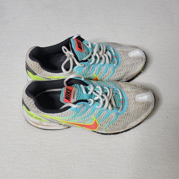 Nike Air Max Torch 4 Women's Shoes White/Blk-Volt-Crimson Size 9 US CW5607-100 - Picture 4 of 16